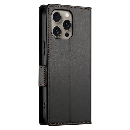 iPhone 16 Pro Max Wallet Case - Luxury Magnetic PU Leather Flip Cover with Card Slots, Stand & Shockproof Protection