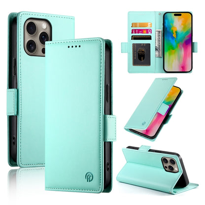 iPhone 16 Pro Max Wallet Case - Luxury Magnetic PU Leather Flip Cover with Card Slots, Stand & Shockproof Protection