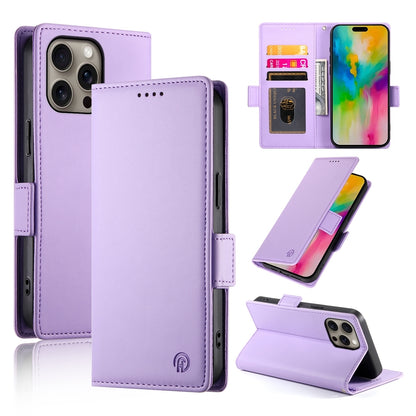 iPhone 16 Pro Max Wallet Case - Luxury Magnetic PU Leather Flip Cover with Card Slots, Stand & Shockproof Protection
