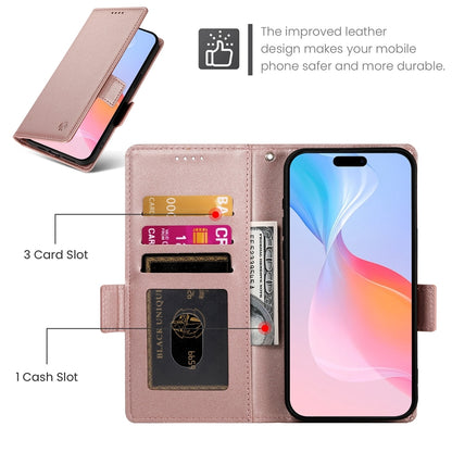 iPhone 16 Pro Wallet Case - Luxury Magnetic PU Leather Flip Cover with Card Slots, Stand & Shockproof Protection