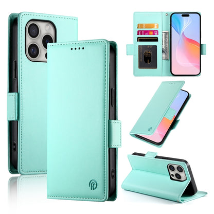 iPhone 16 Pro Wallet Case - Luxury Magnetic PU Leather Flip Cover with Card Slots, Stand & Shockproof Protection