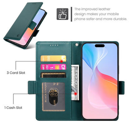 iPhone 16 Pro Wallet Case - Luxury Magnetic PU Leather Flip Cover with Card Slots, Stand & Shockproof Protection
