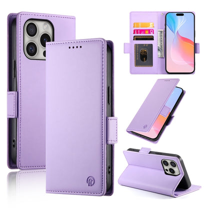 iPhone 16 Pro Wallet Case - Luxury Magnetic PU Leather Flip Cover with Card Slots, Stand & Shockproof Protection