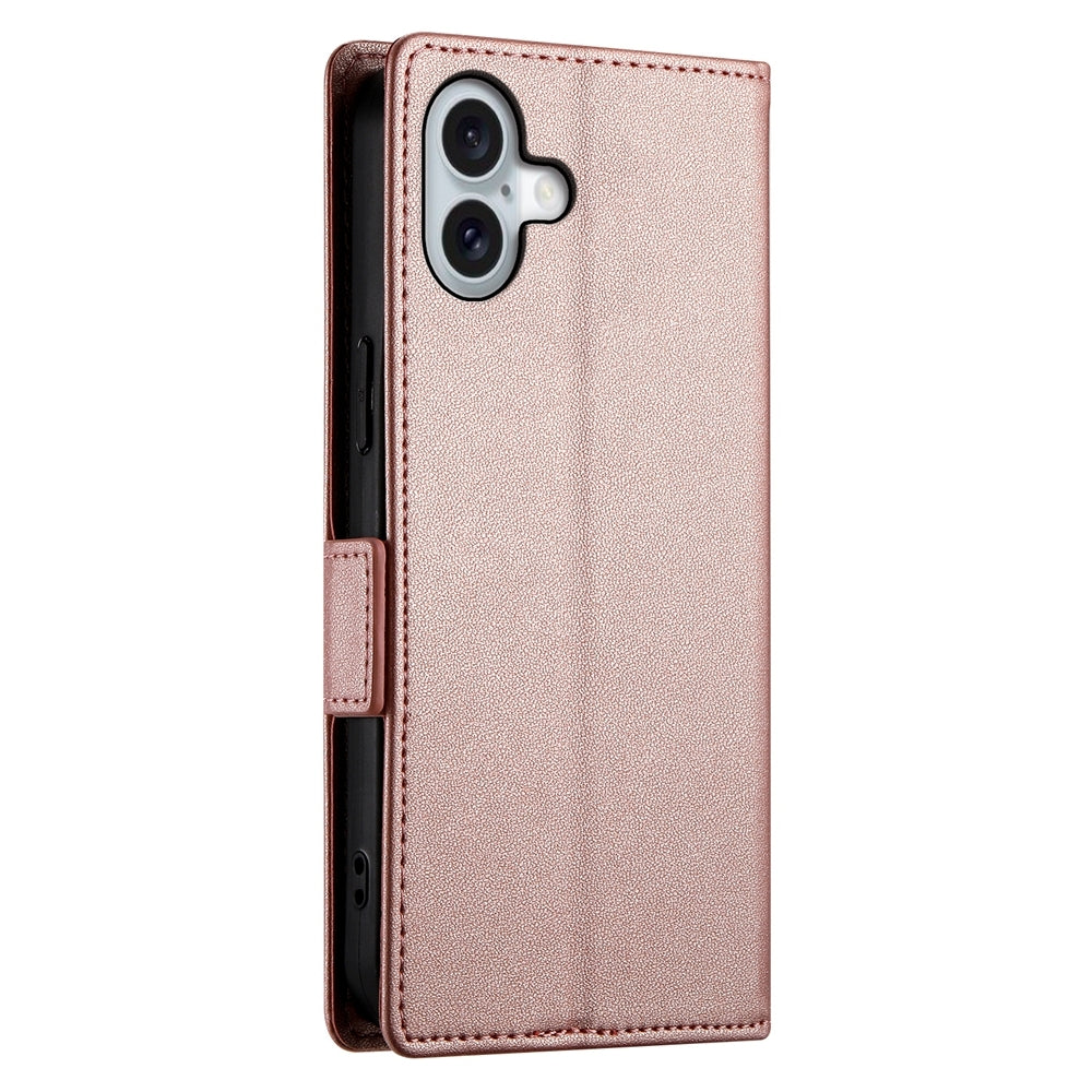 iPhone 16 Plus Wallet Case - Luxury Magnetic PU Leather Flip Cover with Card Slots, Stand & Shockproof Protection