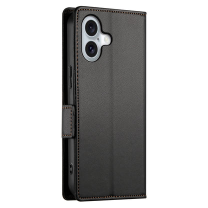 iPhone 16 Wallet Case - Luxury Magnetic PU Leather Flip Cover with Card Slots, Stand & Shockproof Protection