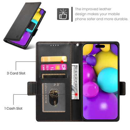 iPhone 16 Wallet Case - Luxury Magnetic PU Leather Flip Cover with Card Slots, Stand & Shockproof Protection