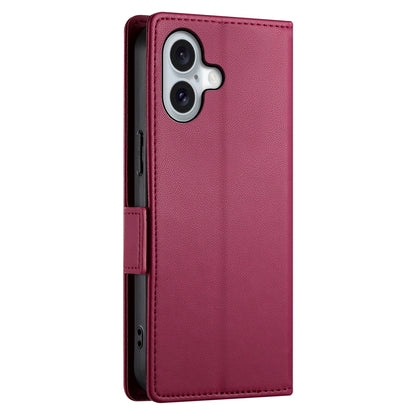 iPhone 16 Wallet Case - Luxury Magnetic PU Leather Flip Cover with Card Slots, Stand & Shockproof Protection