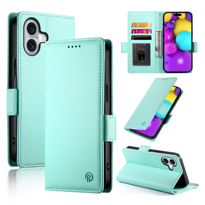 iPhone 16 Wallet Case - Luxury Magnetic PU Leather Flip Cover with Card Slots, Stand & Shockproof Protection