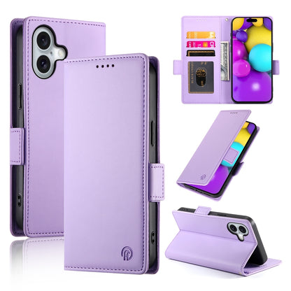 iPhone 16 Wallet Case - Luxury Magnetic PU Leather Flip Cover with Card Slots, Stand & Shockproof Protection