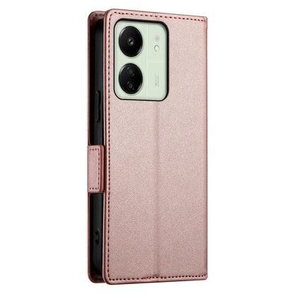 Xiaomi Redmi 13R Wallet Case - Luxury Magnetic PU Leather Flip Cover with Card Slots, Stand & Shockproof Protection