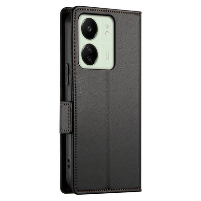 Xiaomi Redmi 13C 4G Wallet Case - Luxury Magnetic PU Leather Flip Cover with Card Slots, Stand & Shockproof Protection