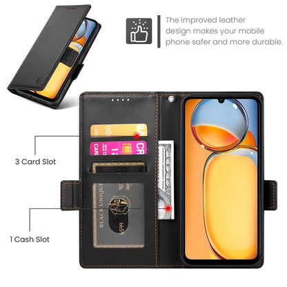 Xiaomi Redmi 13C 4G Wallet Case - Luxury Magnetic PU Leather Flip Cover with Card Slots, Stand & Shockproof Protection