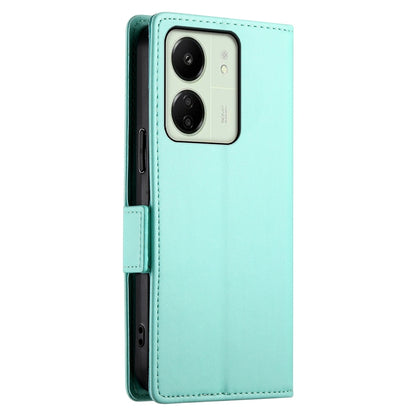 Xiaomi Redmi 13R Wallet Case - Luxury Magnetic PU Leather Flip Cover with Card Slots, Stand & Shockproof Protection
