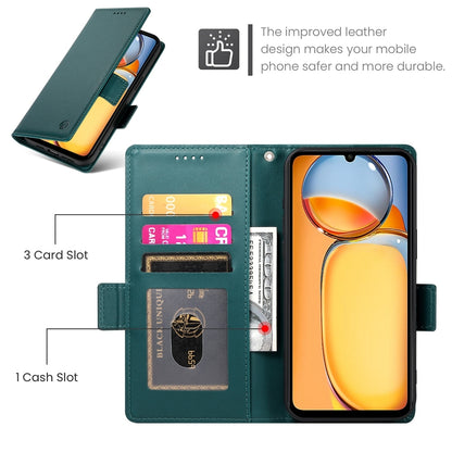 Xiaomi Redmi 13C 4G Wallet Case - Luxury Magnetic PU Leather Flip Cover with Card Slots, Stand & Shockproof Protection