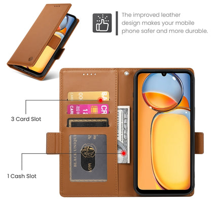 Xiaomi Redmi 13C 4G Wallet Case - Luxury Magnetic PU Leather Flip Cover with Card Slots, Stand & Shockproof Protection