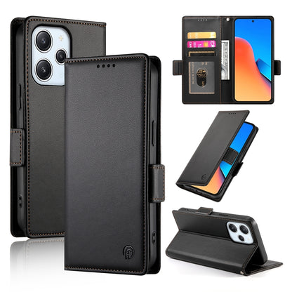 Xiaomi Redmi Note 12R Wallet Case - Luxury Magnetic PU Leather Flip Cover with Card Slots, Stand & Shockproof Protection