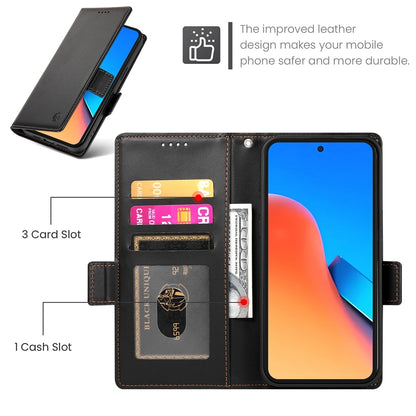 Xiaomi Redmi 12 4G/5G Wallet Case - Luxury Magnetic PU Leather Flip Cover with Card Slots, Stand & Shockproof Protection