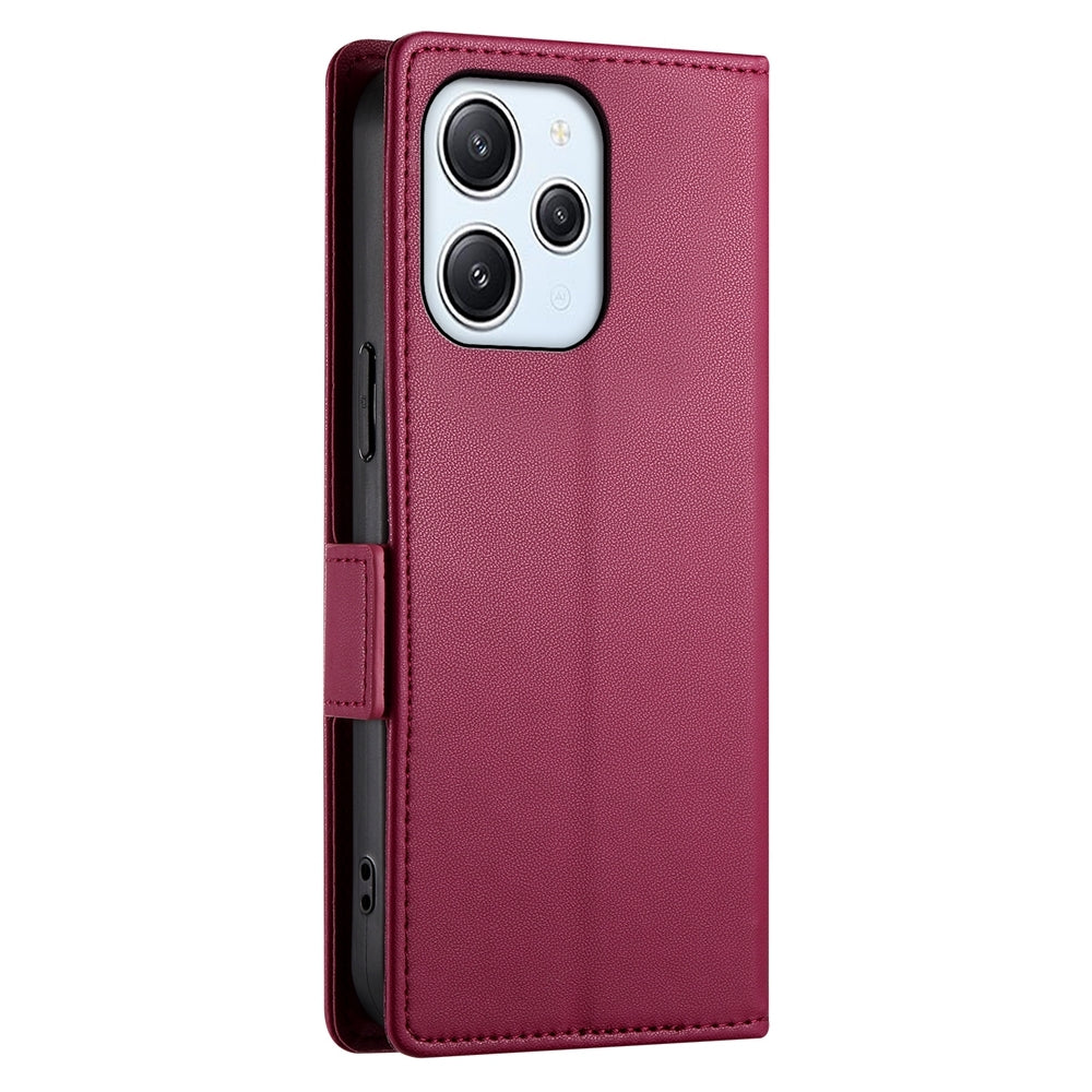Xiaomi Redmi Note 12R Wallet Case - Luxury Magnetic PU Leather Flip Cover with Card Slots, Stand & Shockproof Protection