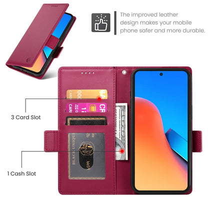 Xiaomi Redmi 12 4G/5G Wallet Case - Luxury Magnetic PU Leather Flip Cover with Card Slots, Stand & Shockproof Protection