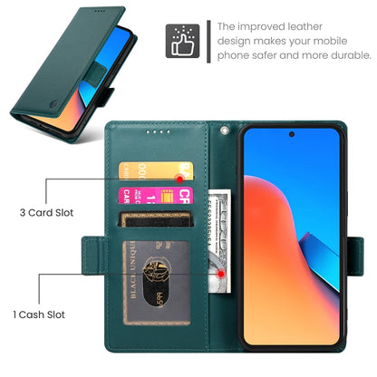 Xiaomi Redmi 12 4G/5G Wallet Case - Luxury Magnetic PU Leather Flip Cover with Card Slots, Stand & Shockproof Protection