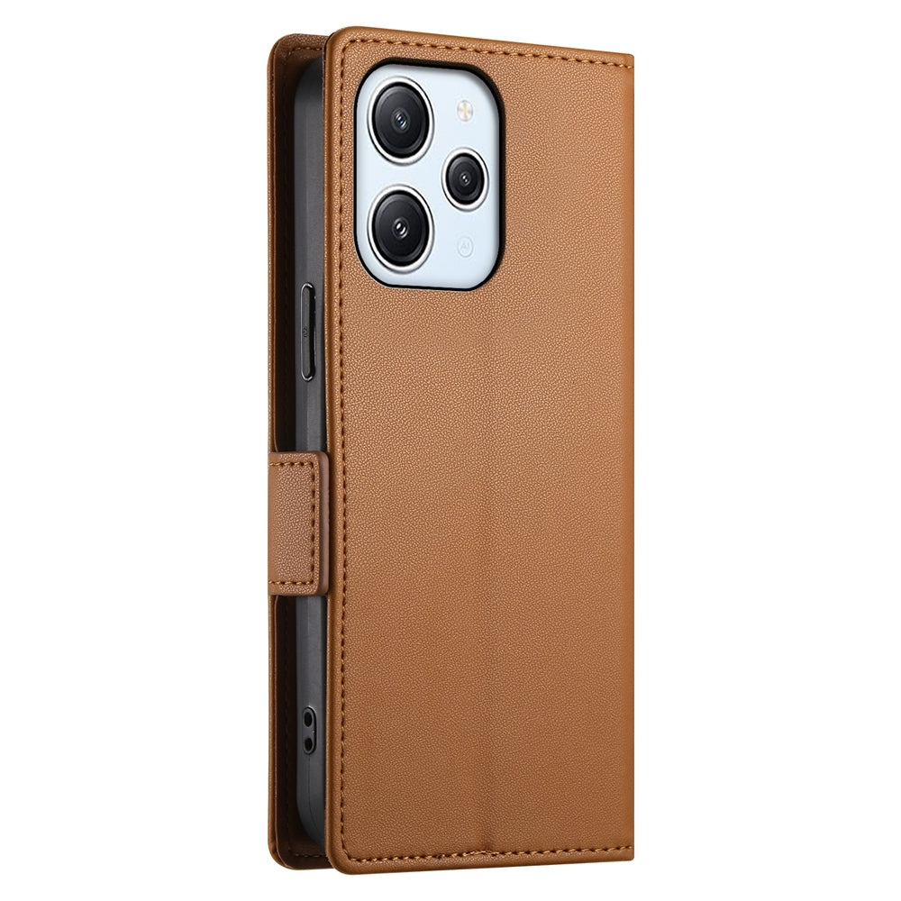 Xiaomi Redmi Note 12R Wallet Case - Luxury Magnetic PU Leather Flip Cover with Card Slots, Stand & Shockproof Protection