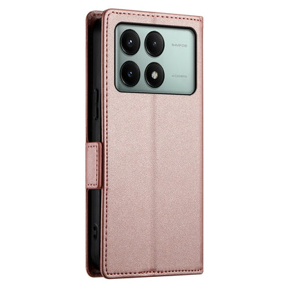 Xiaomi Poco X6 Pro 5G Global Wallet Case - Luxury Magnetic PU Leather Flip Cover with Card Slots, Stand & Shockproof Protection