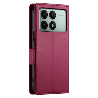 Xiaomi Poco X6 Pro 5G Global Wallet Case - Luxury Magnetic PU Leather Flip Cover with Card Slots, Stand & Shockproof Protection