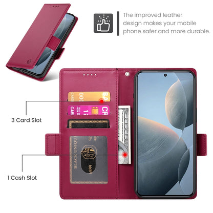 Xiaomi Poco X6 Pro 5G Global Wallet Case - Luxury Magnetic PU Leather Flip Cover with Card Slots, Stand & Shockproof Protection