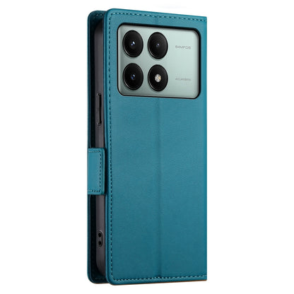 Xiaomi Poco X6 Pro 5G Global Wallet Case - Luxury Magnetic PU Leather Flip Cover with Card Slots, Stand & Shockproof Protection