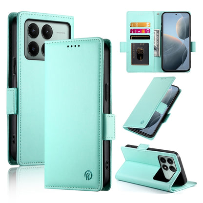 Xiaomi Poco X6 Pro 5G Global Wallet Case - Luxury Magnetic PU Leather Flip Cover with Card Slots, Stand & Shockproof Protection