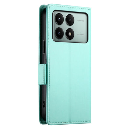 Xiaomi Poco X6 Pro 5G Global Wallet Case - Luxury Magnetic PU Leather Flip Cover with Card Slots, Stand & Shockproof Protection