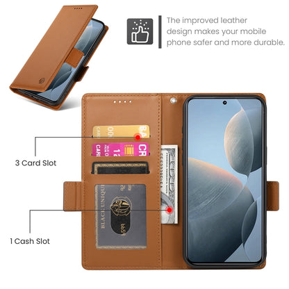 Xiaomi Poco X6 Pro 5G Global Wallet Case - Luxury Magnetic PU Leather Flip Cover with Card Slots, Stand & Shockproof Protection