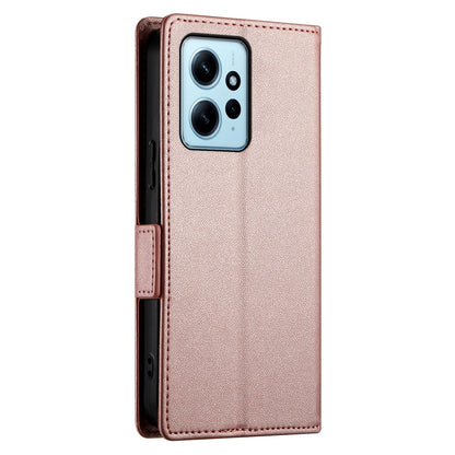 Xiaomi Redmi Note 12 4G Global Wallet Case - Luxury Magnetic PU Leather Flip Cover with Card Slots, Stand & Shockproof Protection