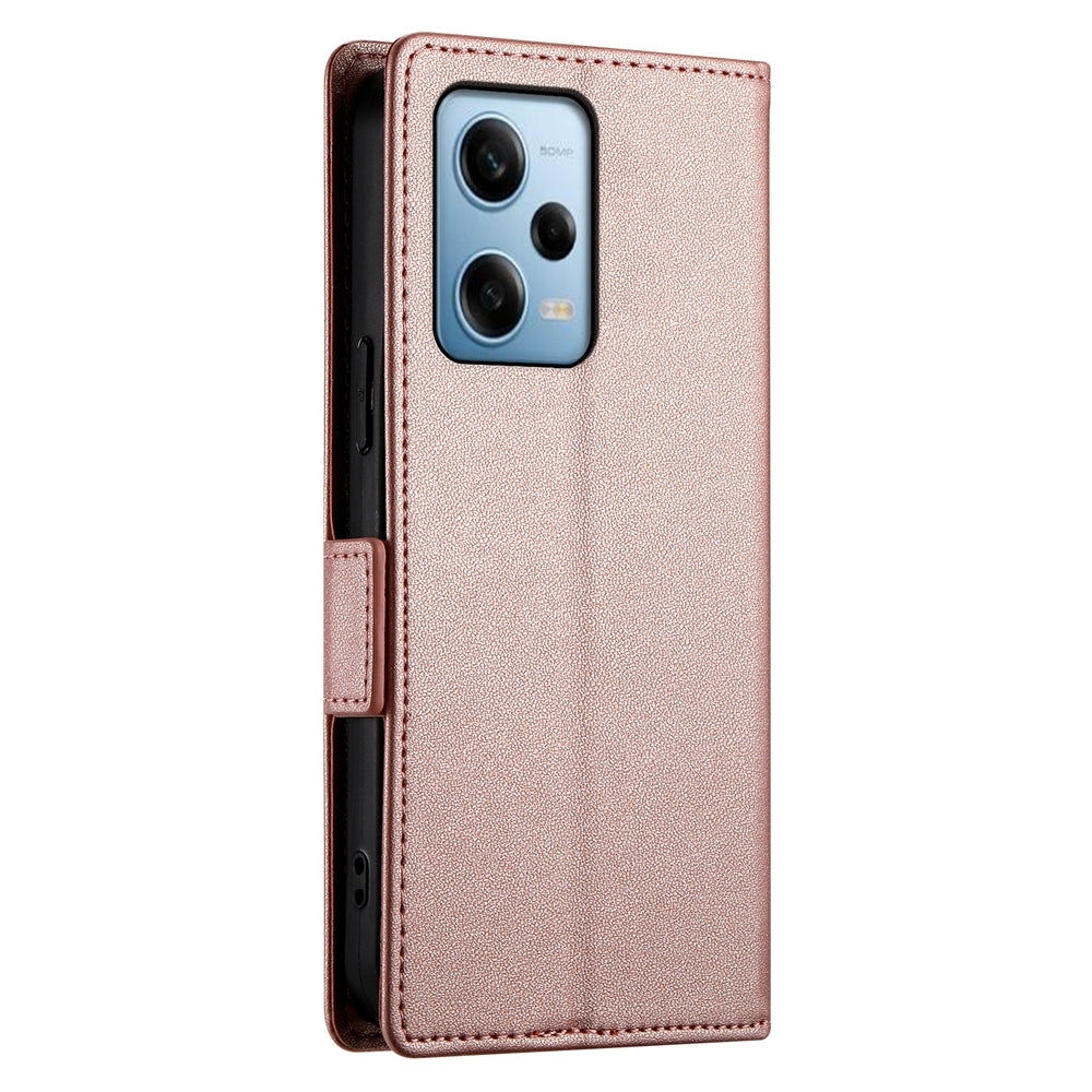 Xiaomi Redmi Note 12 Pro Speed Wallet Case - Luxury Magnetic PU Leather Flip Cover with Card Slots, Stand & Shockproof Protection