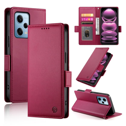 Xiaomi Redmi Note 12 Pro Speed Wallet Case - Luxury Magnetic PU Leather Flip Cover with Card Slots, Stand & Shockproof Protection