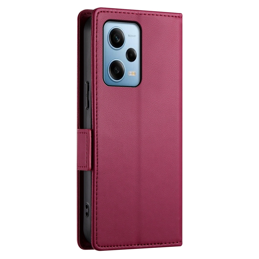 Xiaomi Redmi Note 12 Pro Speed Wallet Case - Luxury Magnetic PU Leather Flip Cover with Card Slots, Stand & Shockproof Protection