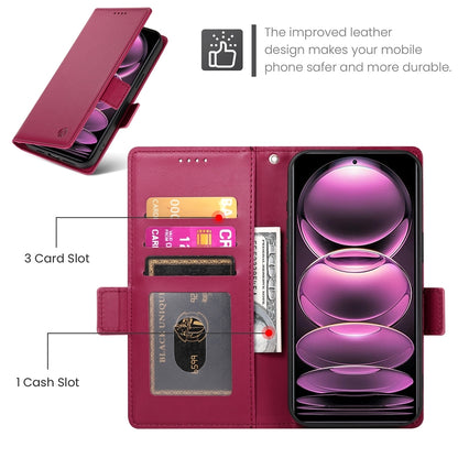 Xiaomi Redmi Note 12 Pro Speed Wallet Case - Luxury Magnetic PU Leather Flip Cover with Card Slots, Stand & Shockproof Protection