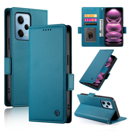 Xiaomi Redmi Note 12 Pro Speed Wallet Case - Luxury Magnetic PU Leather Flip Cover with Card Slots, Stand & Shockproof Protection