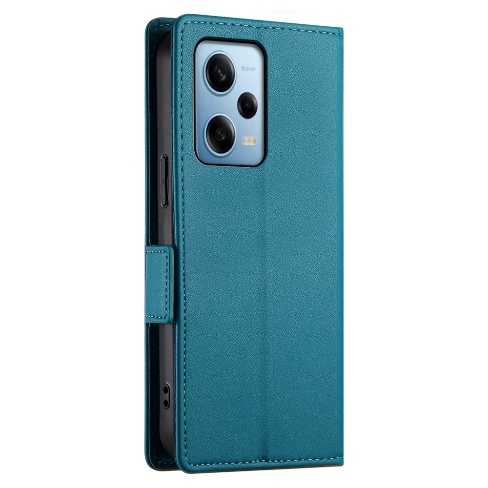 Xiaomi Redmi Note 12 Pro Speed Wallet Case - Luxury Magnetic PU Leather Flip Cover with Card Slots, Stand & Shockproof Protection