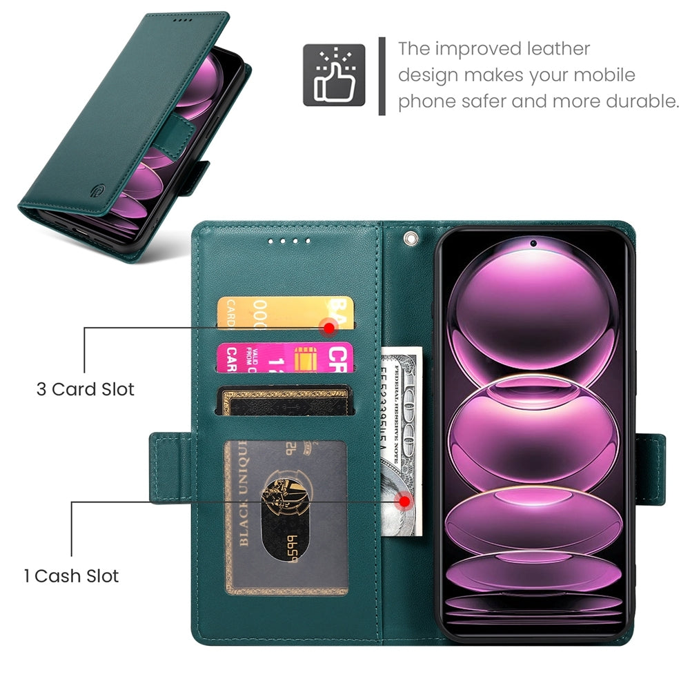 Xiaomi Redmi Note 12 Pro Speed Wallet Case - Luxury Magnetic PU Leather Flip Cover with Card Slots, Stand & Shockproof Protection