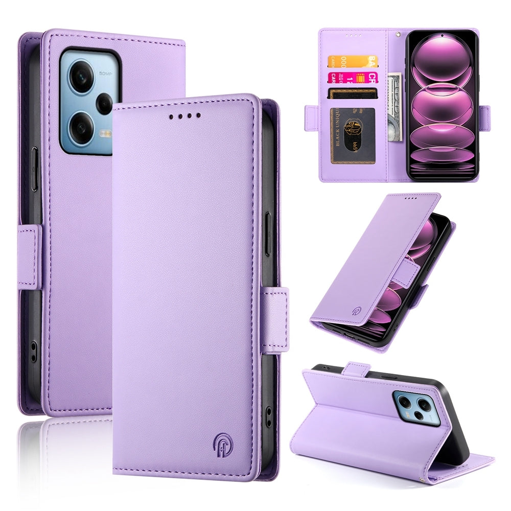 Xiaomi Redmi Note 12 Pro Speed Wallet Case - Luxury Magnetic PU Leather Flip Cover with Card Slots, Stand & Shockproof Protection