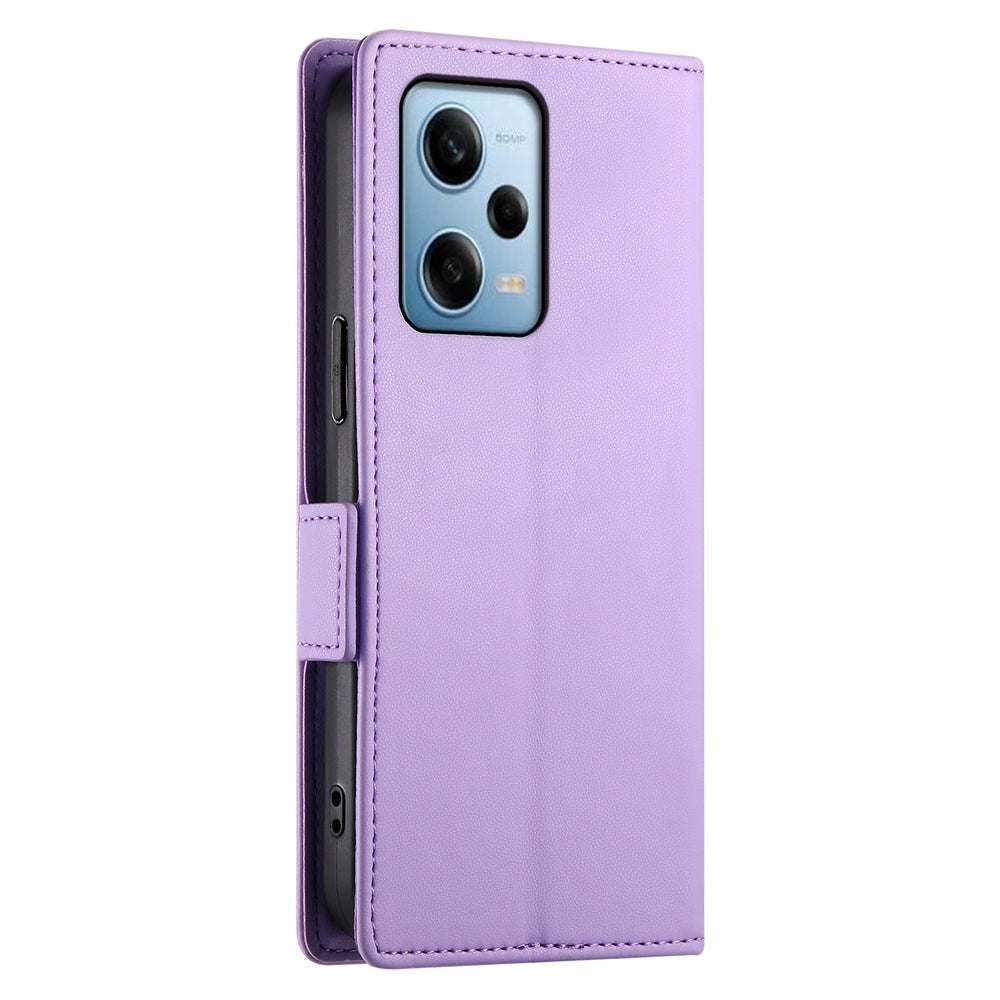 Xiaomi Redmi Note 12 Pro Speed Wallet Case - Luxury Magnetic PU Leather Flip Cover with Card Slots, Stand & Shockproof Protection