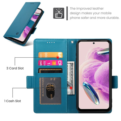 Xiaomi Redmi Note 12S 4G Wallet Case - Luxury Magnetic PU Leather Flip Cover with Card Slots, Stand & Shockproof Protection