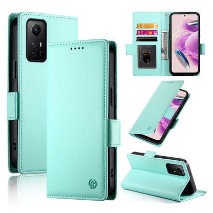 Xiaomi Redmi Note 12S 4G Wallet Case - Luxury Magnetic PU Leather Flip Cover with Card Slots, Stand & Shockproof Protection