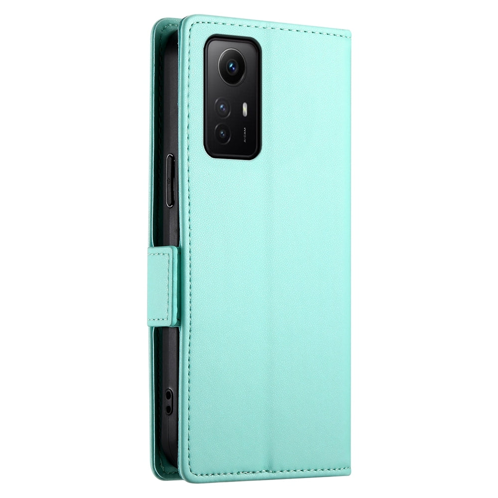 Xiaomi Redmi Note 12S 4G Wallet Case - Luxury Magnetic PU Leather Flip Cover with Card Slots, Stand & Shockproof Protection