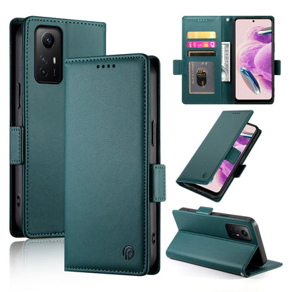 Xiaomi Redmi Note 12S 4G Wallet Case - Luxury Magnetic PU Leather Flip Cover with Card Slots, Stand & Shockproof Protection