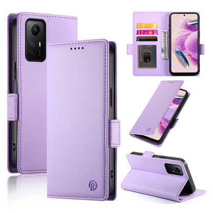 Xiaomi Redmi Note 12S 4G Wallet Case - Luxury Magnetic PU Leather Flip Cover with Card Slots, Stand & Shockproof Protection