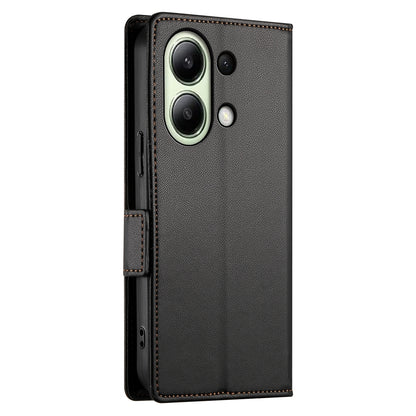 Xiaomi Redmi Note 13 4G Wallet Case - Luxury Magnetic PU Leather Flip Cover with Card Slots, Stand & Shockproof Protection