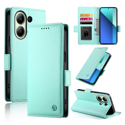 Xiaomi Redmi Note 13 4G Wallet Case - Luxury Magnetic PU Leather Flip Cover with Card Slots, Stand & Shockproof Protection