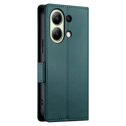 Xiaomi Redmi Note 13 4G Wallet Case - Luxury Magnetic PU Leather Flip Cover with Card Slots, Stand & Shockproof Protection